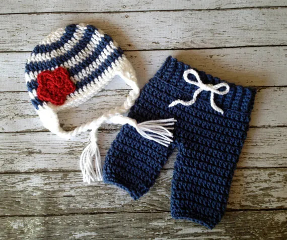 Крючком для маленьких девочек Hat и крышка пеленки Набор наряд для фото новорожденных Комплект для маленьких девочек