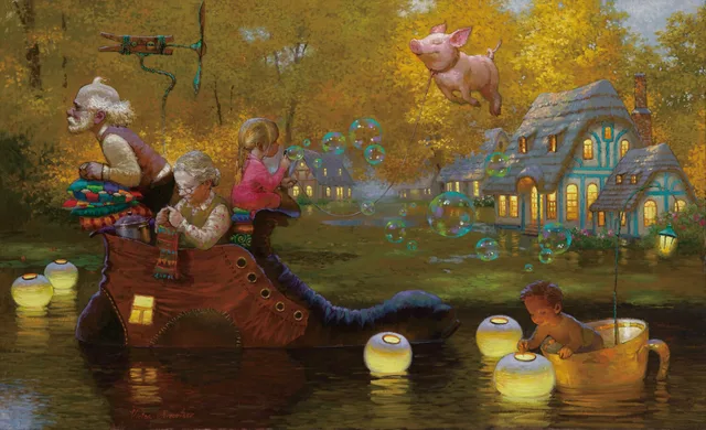 Free Shipping Victor Nizovtsev When Pigs Fly Home Wall Decor Prints Free Shipping Victor Nizovtsev When Pigs Fly Home Wall Decor Prints Realistic Oil