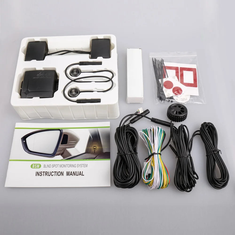 

Car BSD blind point lane change auxiliary system microwave radar parallel line auxiliary warning BSD blind area monitoring syste