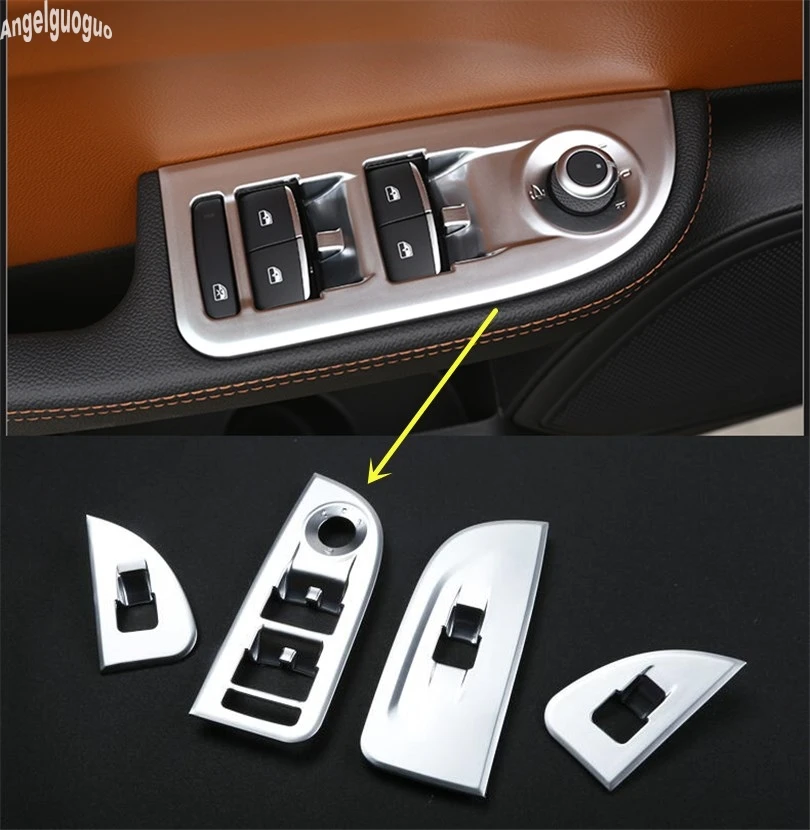 Angelguoguo, украшение из углеродного волокна, стикер рамки для рулевого колеса автомобиля, чехол для Alfa Romeo Stelvio Giulia, аксессуары