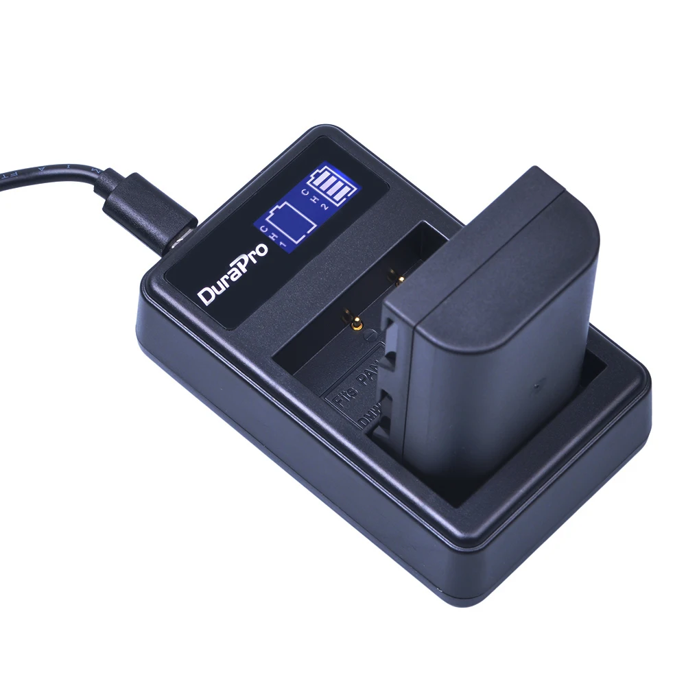 2 шт. DMW BLF19 литий ионная аккумуляторная батарея + LCD двойное зарядное устройство USB