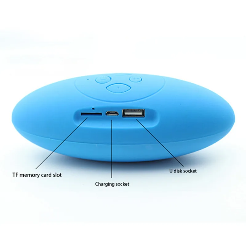 Симпатичный Мини Портативный беспроводной Bluetooth динамик для телефона компьютер 3D стерео музыка Surround USB супер колонка для басов акустической системы