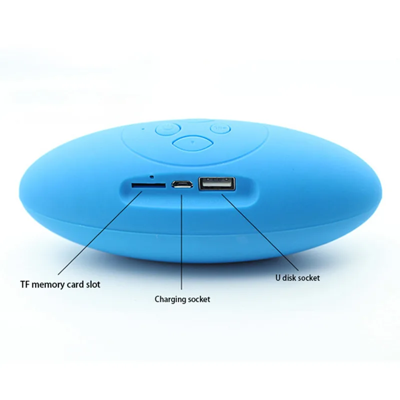 Милый Мини Портативный беспроводной Bluetooth динамик для телефона компьютера 3D