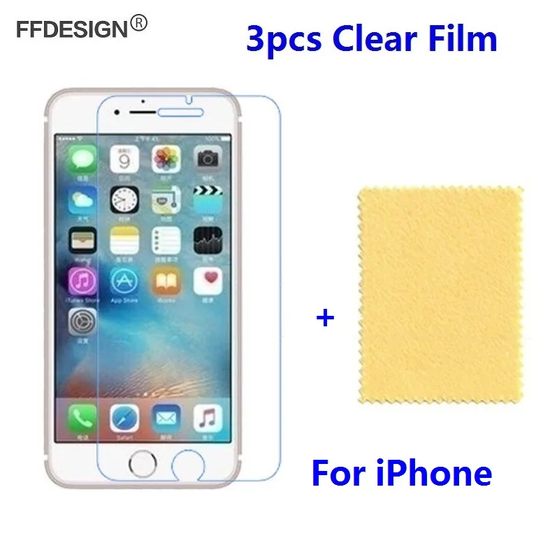 Прозрачная защитная пленка для ЖК-экрана iPhone 8 6 6s 7 Plus X 4 4s 5c 5 SE экрана | Мобильные