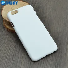 3D сублимации пустой чехол для iPhone 6 plus DIY PC Пластик жесткий с принтом для iPhone 6 S плюс белый чехол для телефона 20 шт./лот
