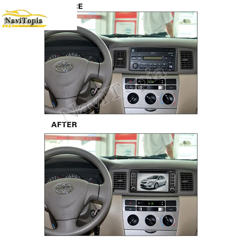 Discount NAVITOPIA 6.2 Inch 4G RAM 32G ROM Octa Core Android 9.0 Car DVD GPS for Toyota Vios for Toyota Tundra for Toyota Highlander 11
