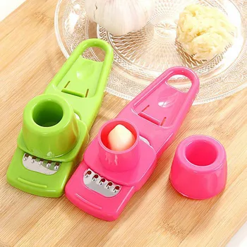 

Multifunction Stainless Steel Pressing Garlic Slicer Cutter Shredder Easy To Cut Clean And Wash convenient Kitchen Tool