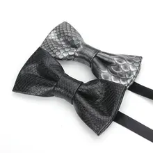 Высококачественные классические кожаные галстуки из искусственной кожи с бабочкой для свадебной вечеринки, галстук-бабочка для мужчин, деловые модные галстуки-бабочки