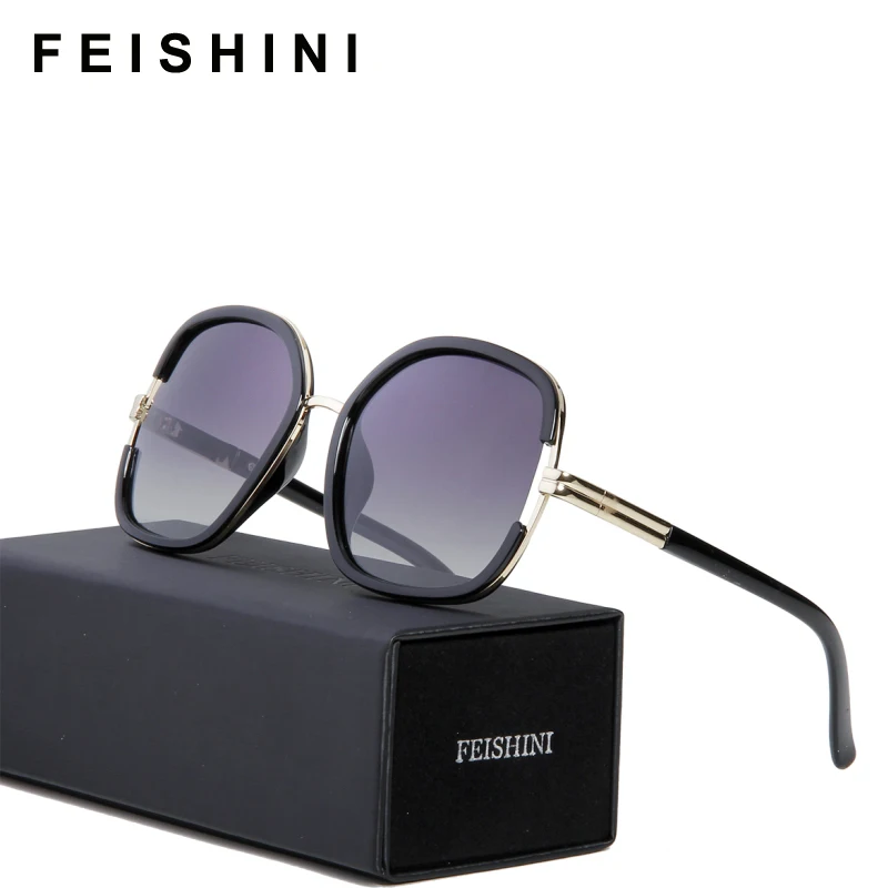 Женские солнцезащитные очки с поляризацией в винтажном стиле|polarized sunglasses women|brand