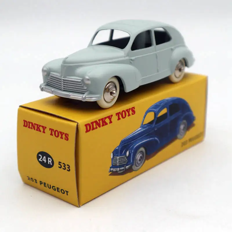 DeAgostini 1/43 Dinky toys 24R 533 peugeot 203 литые модели Ограниченная Коллекция