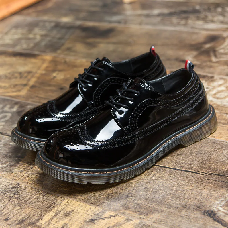 

35-47 Wedding shoes men brogues summer leather designer luxury brand social elegant men leather shoes #MSW8108057