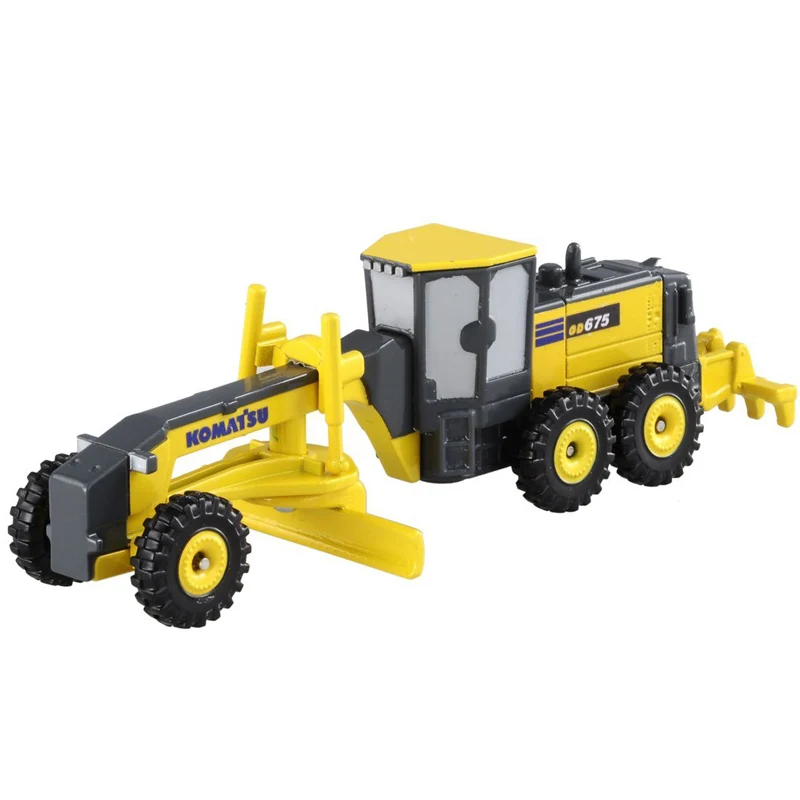 Takara Tomy Tomica 1: 81 Komatsu автогрейдер GD675-6 металлический литой автомобиль модель автомобиля Новая#140