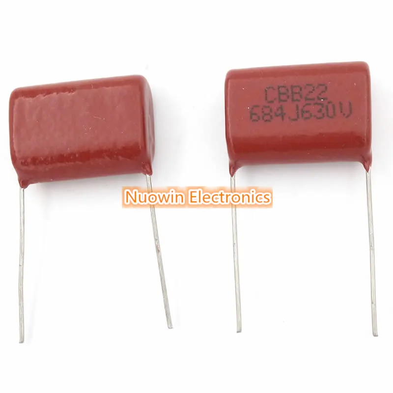 10 шт. CBB полипропиленовый пленочный конденсатор 20 мм 684 680nF 630V|film capacitor|polypropylene film