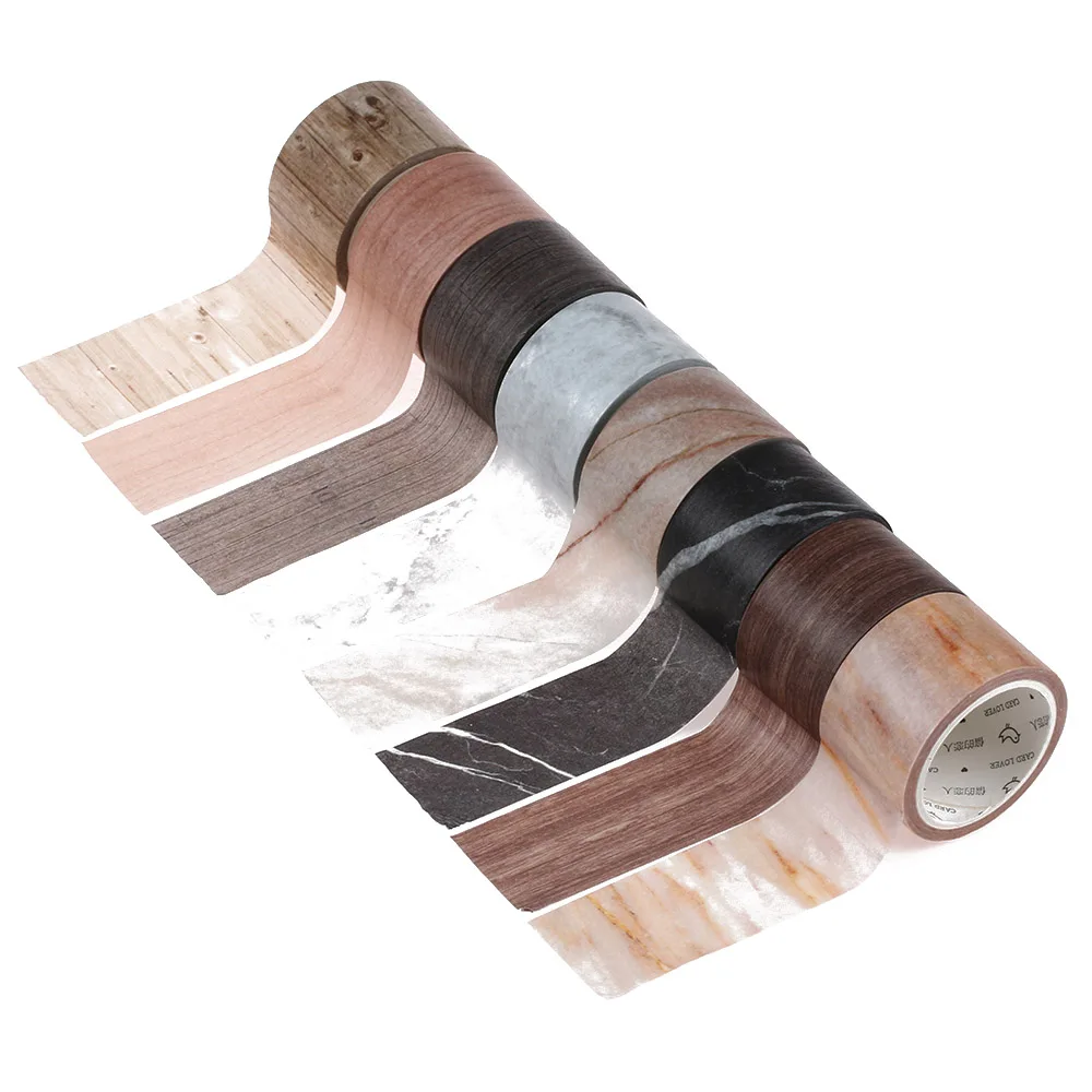 3cm*7m Wood Grain Natural Color Washi Tape DIY Decorative Scrapbook