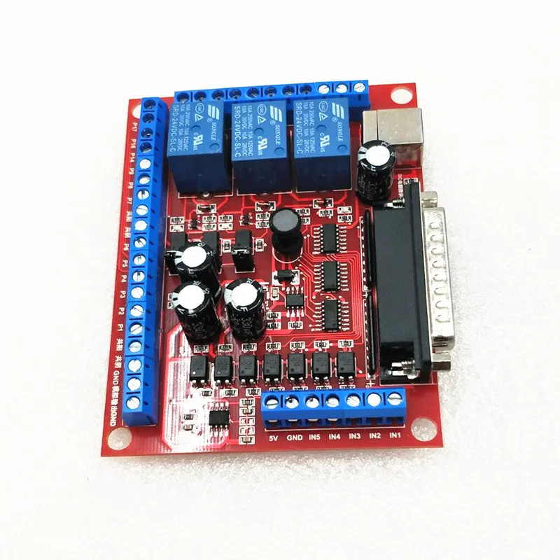 6 оси CNC MCACH2 MACH3 гравировальный станок интерфейс Breakout Board USB PWM шпиндель