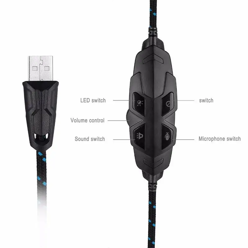 Игровая гарнитура ONIKUMA K2 7 1 с объемным звуком USB проводная для PS4 Xbox One наушники
