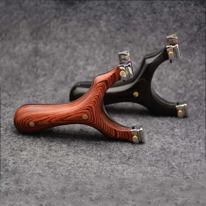 Powerful hunting Slingshot Stainless Steel Sling Shot Catapult