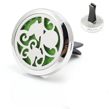

Diffuser 30mm 316L Stainless Steel Flowers Car Diffuser Essential Oil Aromatherapy Diffuser Vent Clip Diffuser