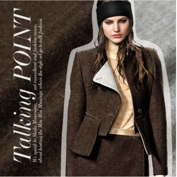 

Double faces and colors knitted cashmere wool fabrics 530grams per metre