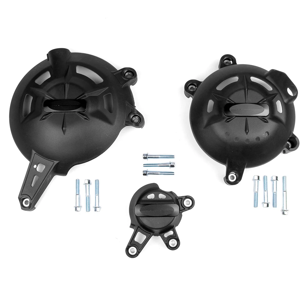 

Motorcycle Engine Stator Cover Crankcase Set For Kawasaki ER6F/N 2006-2014 2015 2016