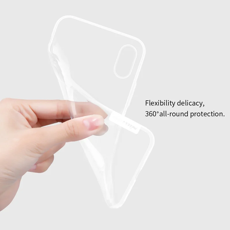 NILLKIN Case for iPhone X 10 case,Nature Transparent TPU Soft Case back cover for iphone 7 8 6 6plus phone case beautiful