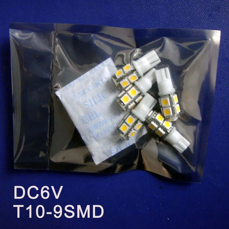 Высокое качество DC6.3V 6 В T10 W5W 194 168 LED сигнальные огни Предупреждение огни осторожно световой индикатор Бесплатная доставка, 5 шт. в партии