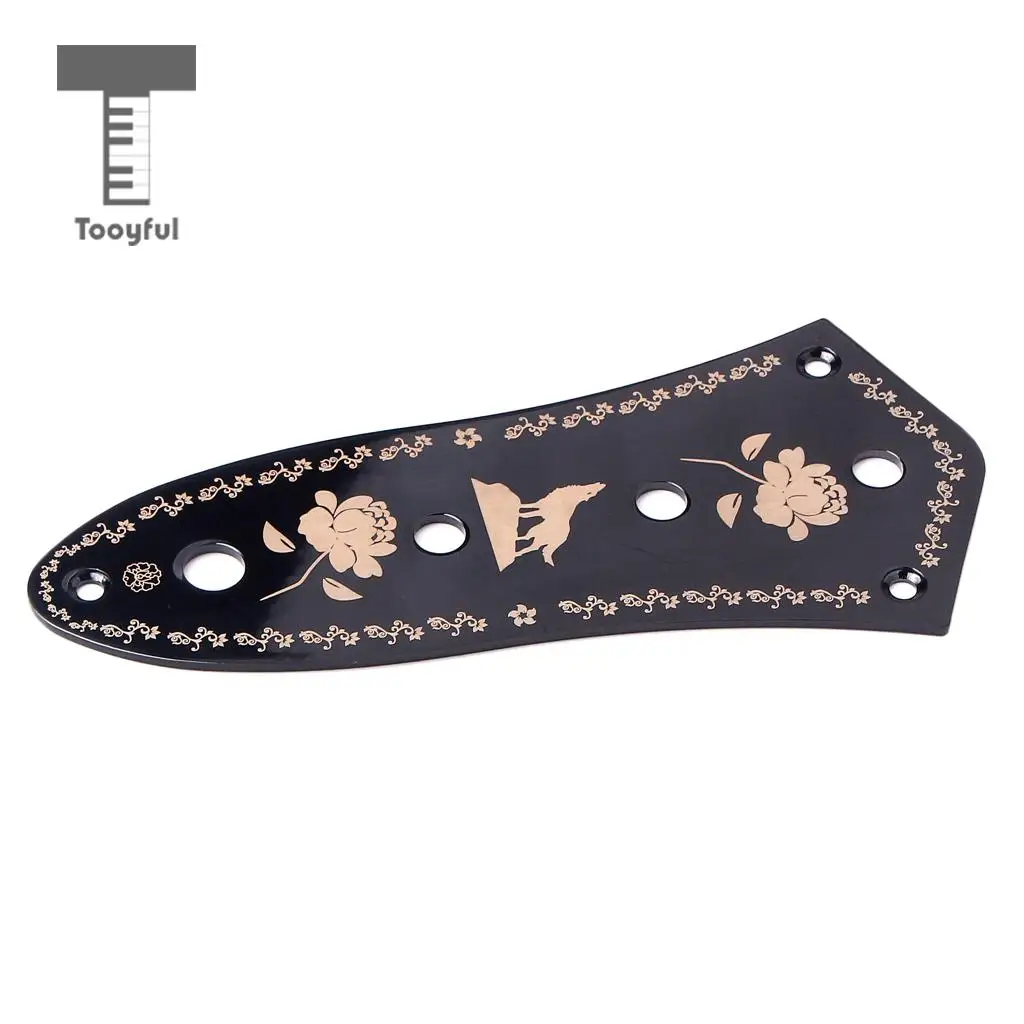 2pcs 4 Holes Standard Control Plate for Jazz Bass Guitar Replacement Accessory