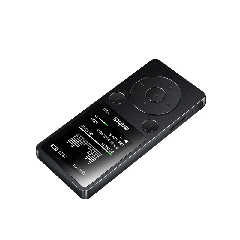 Mahdi Sport MP4 Player 4G 8G Metal Music Player Support Video FM TF E-Book Recording Clock Loudspeaker Earphone