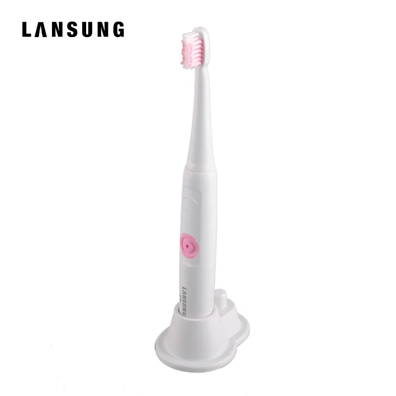 Escova de Dentes à Prova d' Água Onda Acústica Lansung Baterias Ipx7 Vibração Sonora Elétrica Frete Grátis A39 1 À prova d' água Onda Acústica Lansung