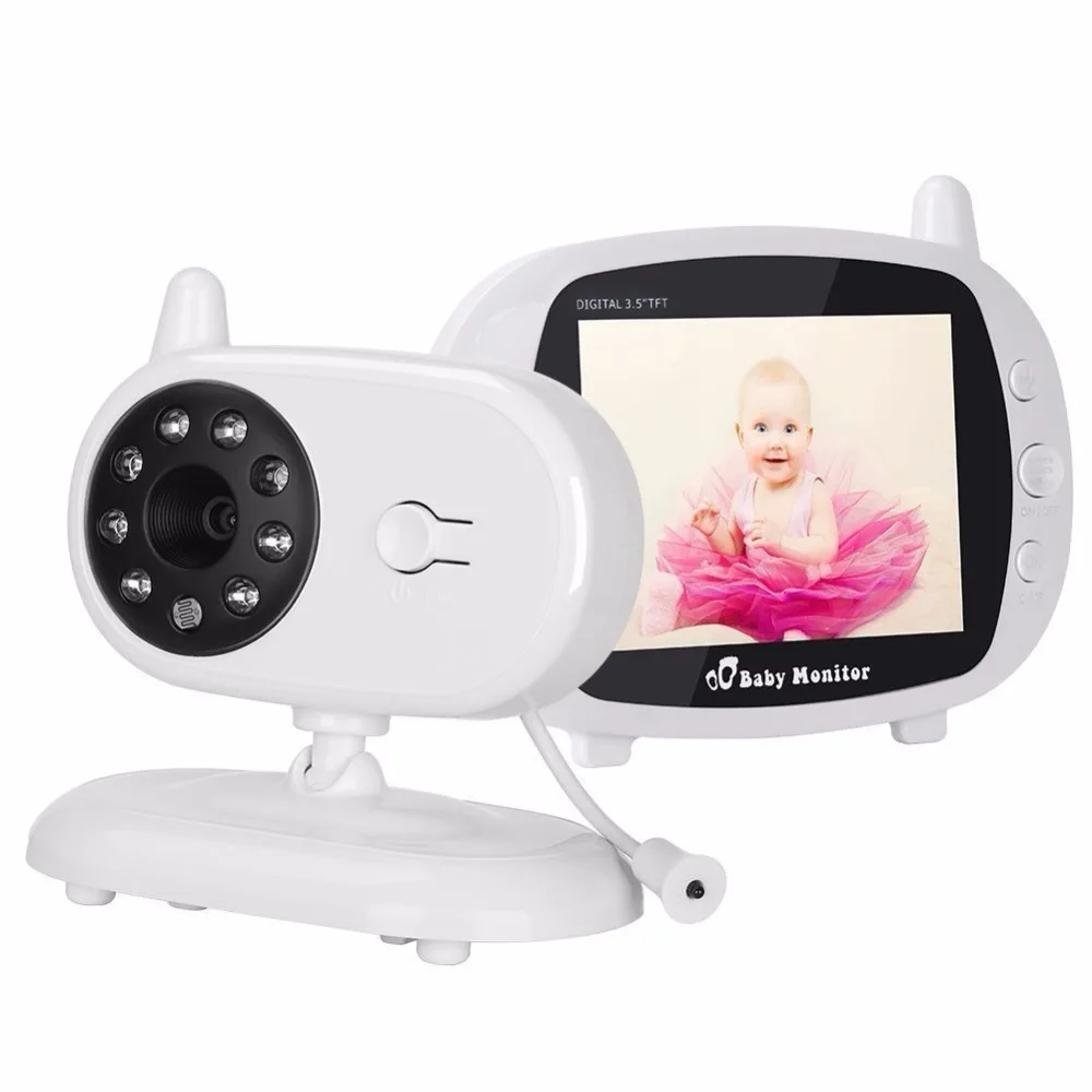 

Baby Monitor With Camera radio nanny 3.5 inch IR Night Vision Intercom Lullabies Temperature Monitor video baby monitor