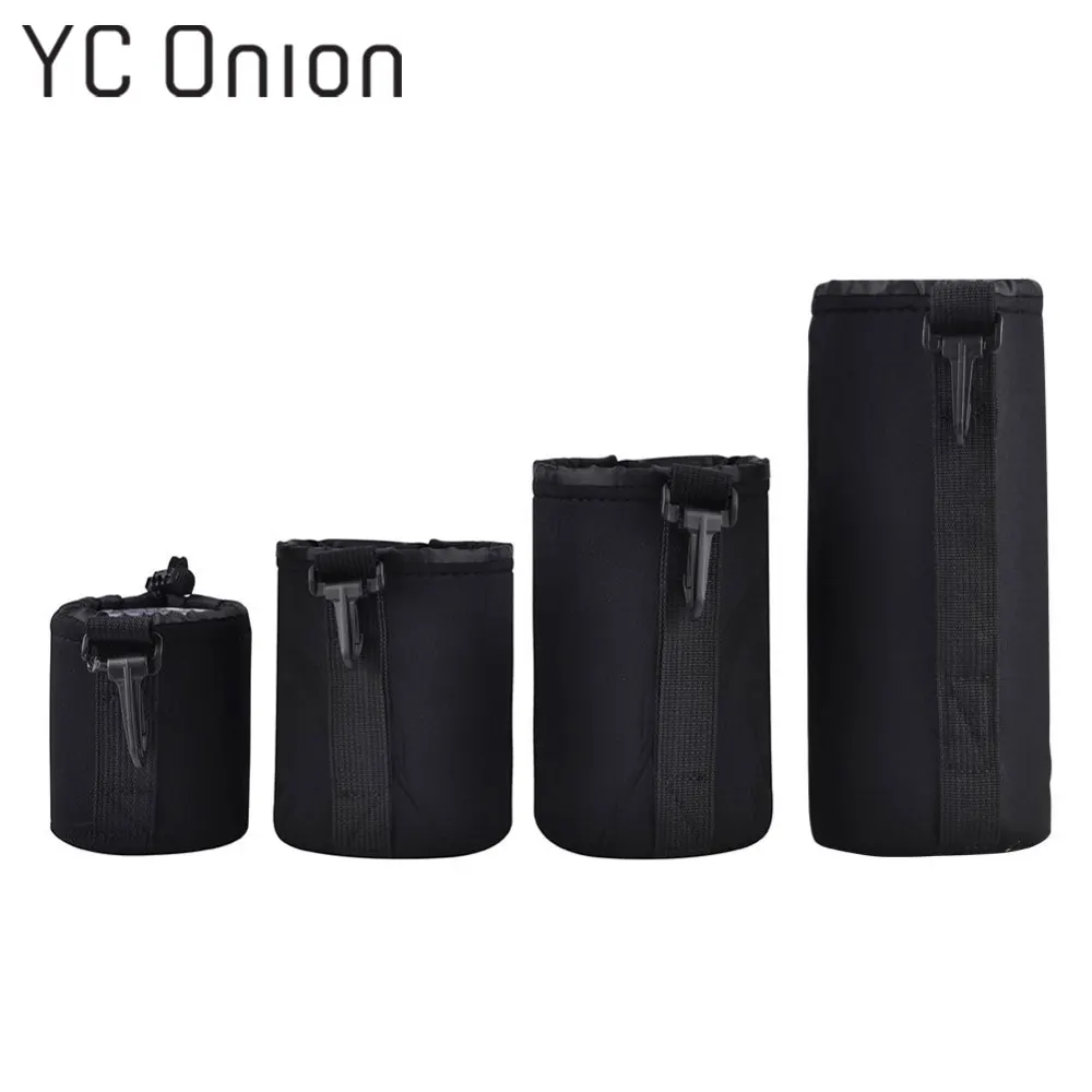 

2018 New S M L XL Matin Neoprene Soft Protector Camera Lens Pouch Bag Case For Canon Nikon Sony Camera lens bag