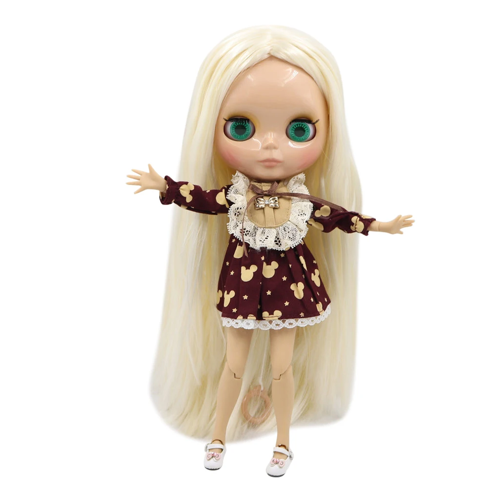 Ледяной DBS Blyth кукольные 1/6 30 см bjd загорелая кожа шарнирное тело седых волос. NO.136/340