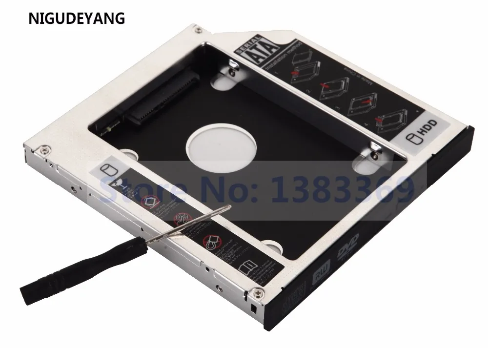 DY-tech 2nd HDD SSD Hard Drive Caddy Adapter for Asus N76 N76V N76VJ N76VM N76VZ Series