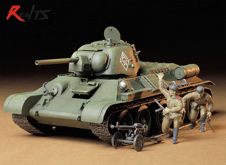 RealTS TAMIYA 1/35 Танк 35149 русский T34 76 Танк пластиковая Сборная модель комплект масштабная модель танка строительный комплект