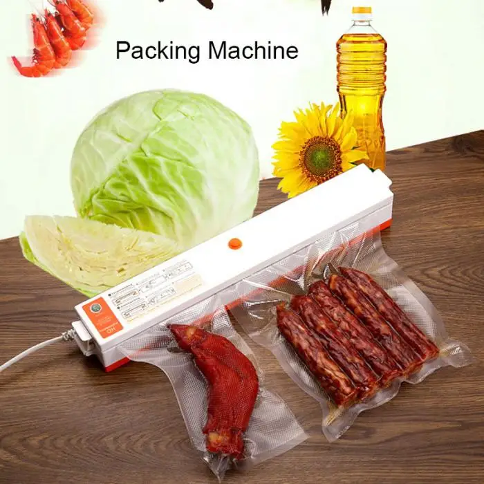 Горячие удобно полезно Еда вакуумный упаковщик герметик упаковка машины фильм контейнеры для домашнего Кухня HY99 ST10