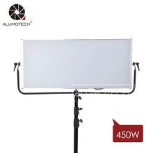 ALUMOTECHBi-color 450W 3000 K-5600 K pannel Плавная затемнение DMX 512 romote Led освещение для студийной фотографии видео