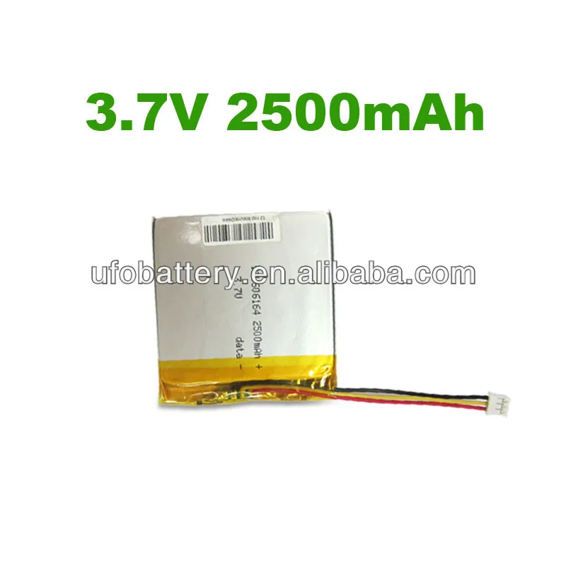 UL/CE/ROHS/MSDS/UN38.3 approval LP606164 3.7v 2500mAh lithium ion battery for heated blankets | Электроника