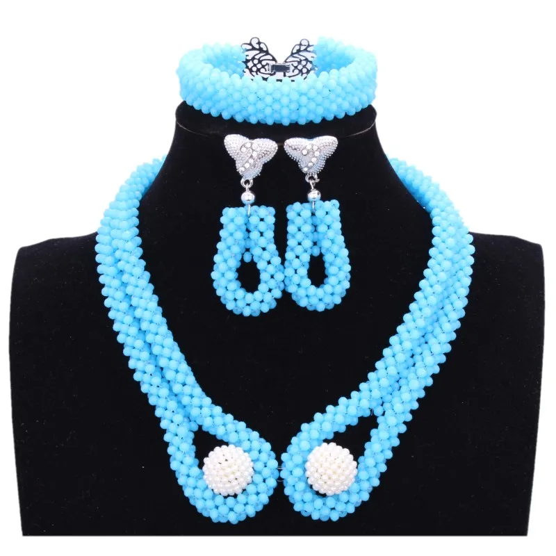 4 UJewelry костюм цепочки и ожерелья комплект красный прозрачный шар модные
