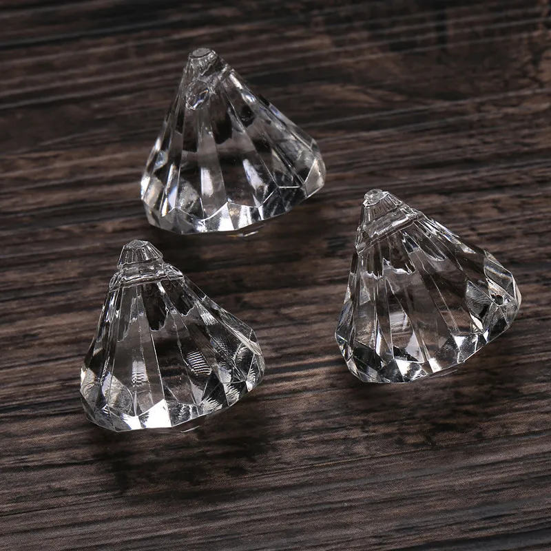 

24pcs/Pack Clear Crystal Acrylic Beads Pandent Top Shape Home Chandelier Curtain Hanging Decorative Party Wedding Decoration
