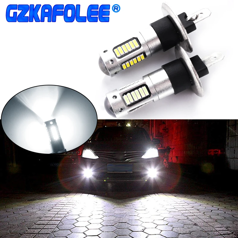 

Gzkafolee lamp h1 led Car Fog lamp led h1 buib 800LM 4014 chip for Mercedes-Benz BMW Audi Toyota Modern Buick Chevrolet Kia