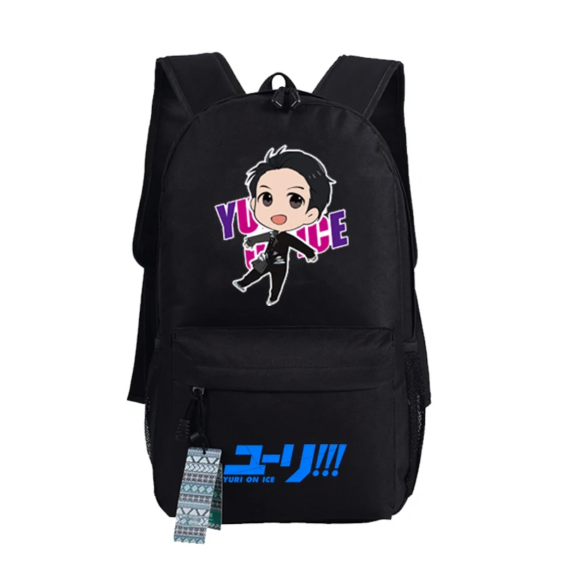 YURI on ICE Katsuki Yuri женский рюкзак холщовые школьные сумки для подростков Harajuku
