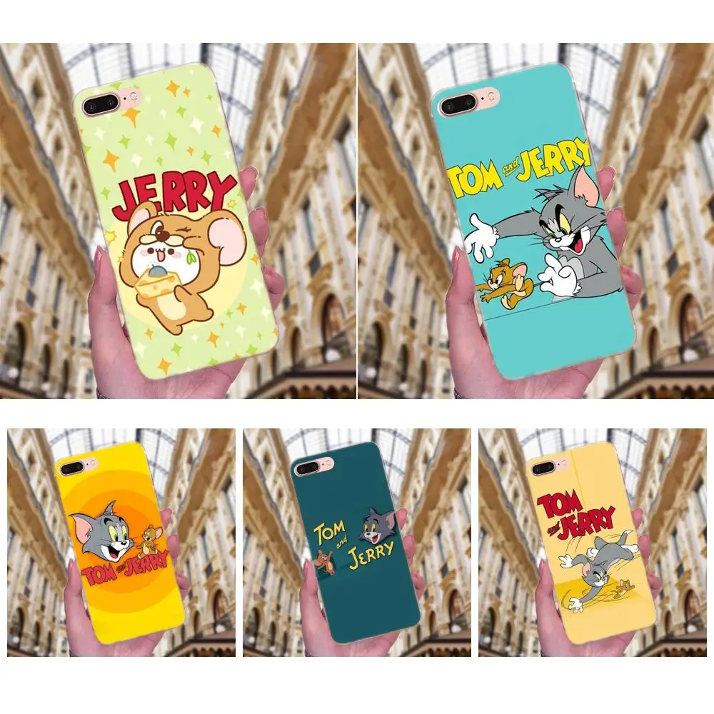 

Fashion Tom And Jerry For Huawei P8 P9 P10 P20 P30 Mate 7 8 9 10 20 Lite Plus Pro 2017 Soft TPU Mobile Phone Cases