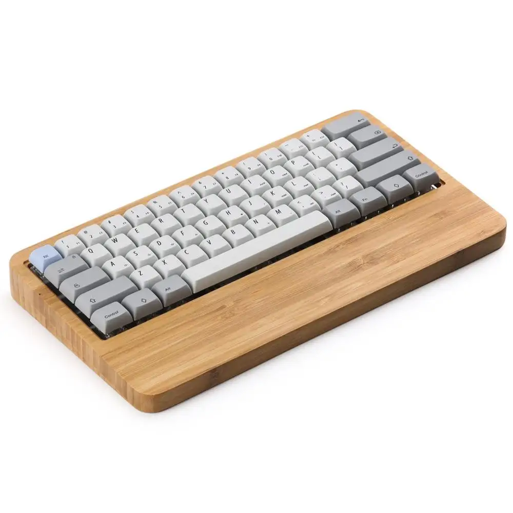 

60% bamboo case for custom DZ60 GH60 cherry mx mechanical keyboard