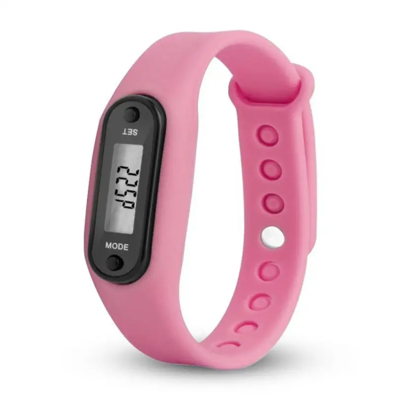 Timezone #401 men's simple watch Run Step Watch Bracelet Pedometer Calorie Counter Digital LCD Walking Distance | Наручные часы
