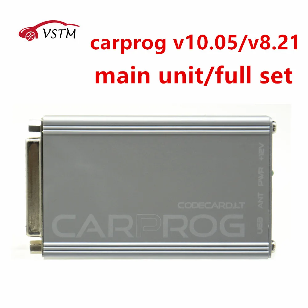 

V10.0.5 / V8.21 Carprog main unit Full Adapter Car Prog 8.21 Online Programmer For Airbag/Radio/Dash/IMMO/ECU Auto Repair Tool