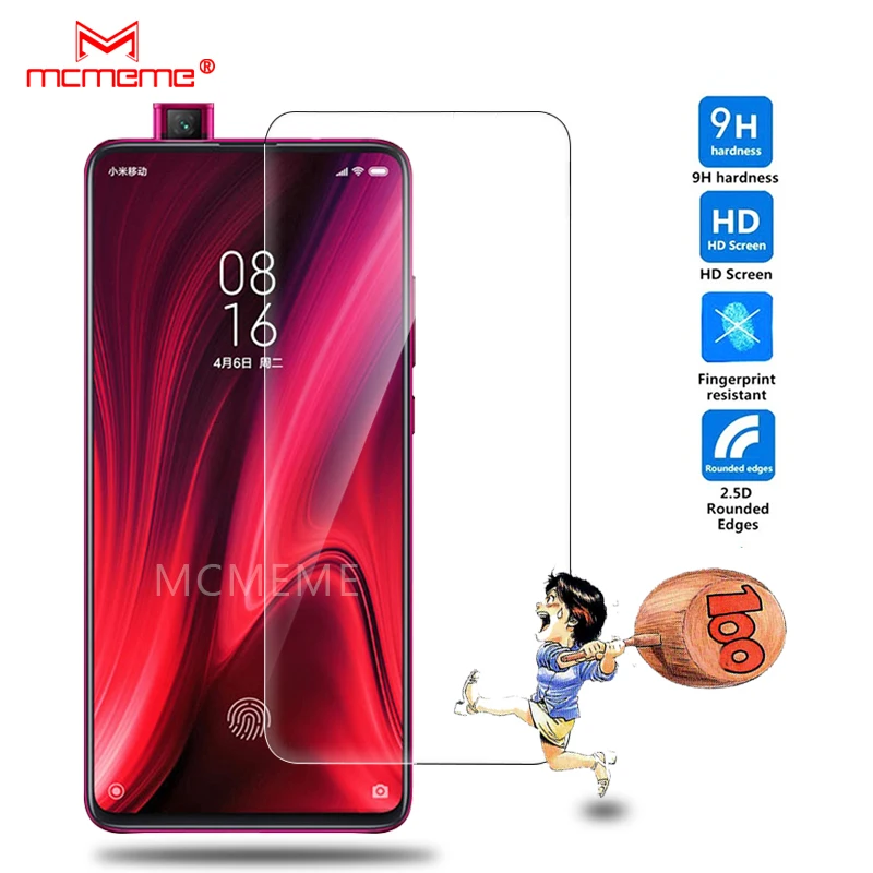

For Xiaomi Mi 9T Redmi K20 Pro Tempered Glass Protection Film Transparent Screen Protector Phone Glass for Xiaomi 9T Redmi K20