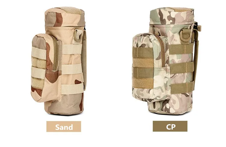 Новая спортивная камуфляжная термостойкая прочная поясная сумка для бутылки воды, Военная Тактическая охотничья Сумка-держатель для чайника