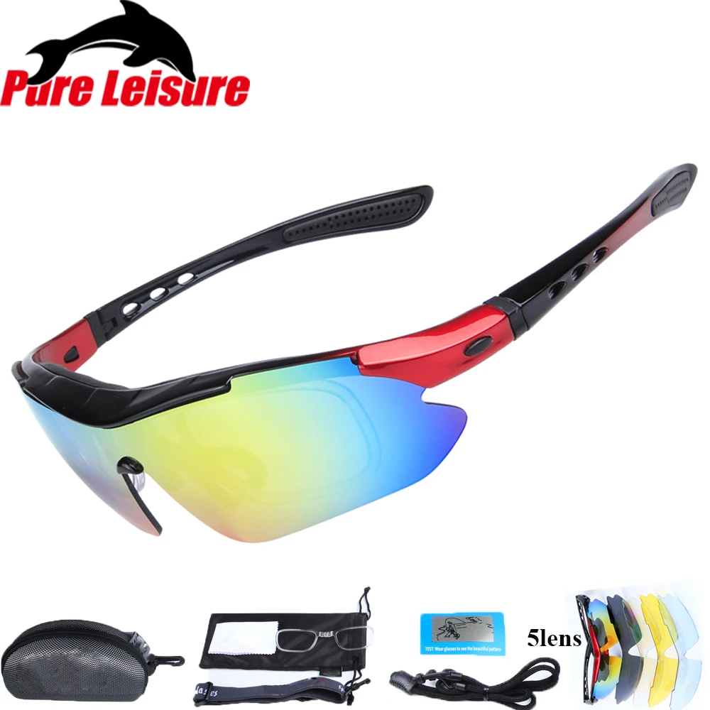 

PureLeisure 1 Set 5 Lens Fly Fishing Polar Glasses Clip On Sunglasses Polaryte HD Polarisantes Peche Sun Covers Sunglass Clip