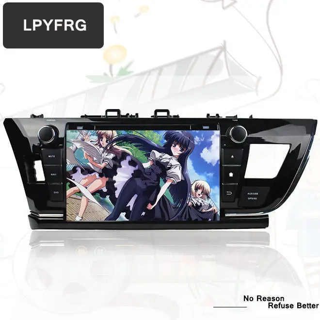 Android 9,0 8 Core автомобильный Радио, DVD, GPS плейер для Защитные чехлы для сидений, сшитые специально для Toyota corolla RAV4 2013 с навигационные карты GPS 2 din в приборной панели автомобиля