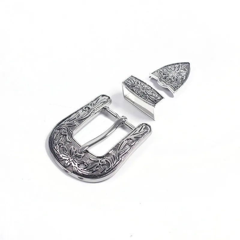 

Deepeel 1set(3pcs)26mm Pin Belt Buckle Vintage Carve Pattern Alloy Buckles for Women Men DIY Jeans Waist Band LeatherCraft YK203
